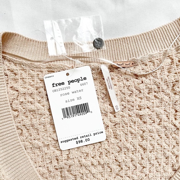 Free People Rosehip Cropped Cardigan - Picture 3 of 4